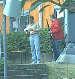 "Anheizer" Markus vor der Sendung (DK)